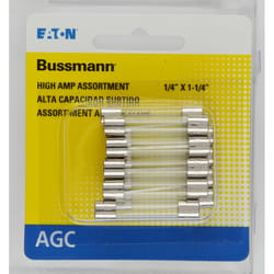 Bussmann 30 amps AGC Clear Fuse Assortment 10 pk