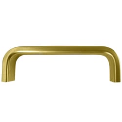MNG Hardware Soho Bar Cabinet Pull 5-1/16 in. Matte Brushed Brass Gold 1 pk