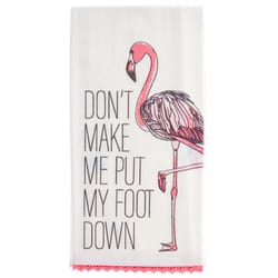 Karma Gifts Multicolored Cotton Flamingo Tea Towel 1 pk