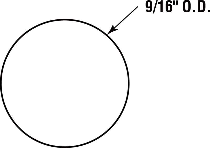 Prime-Line Round Plastic Screw Hole Cover 9/16 in. D X 0.25 in. L 53 pk Black Prime-Line Round Plastic Screw Hole Cover 9/16 in. D X 0.25 in. L 53 pk Black