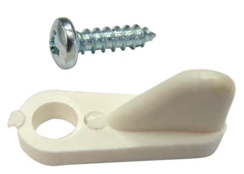 Barton Kramer White Nylon Screen Clip 1 pk Barton Kramer White Nylon Screen Clip 1 pk