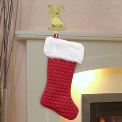 Dyno Red/White Christmas Stocking 20 in.