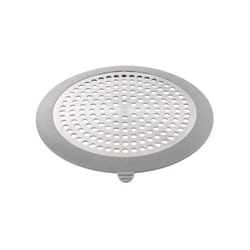 Danco 2.75 in. Brushed Nickel Stainless Steel Hair Catcher and Stopper