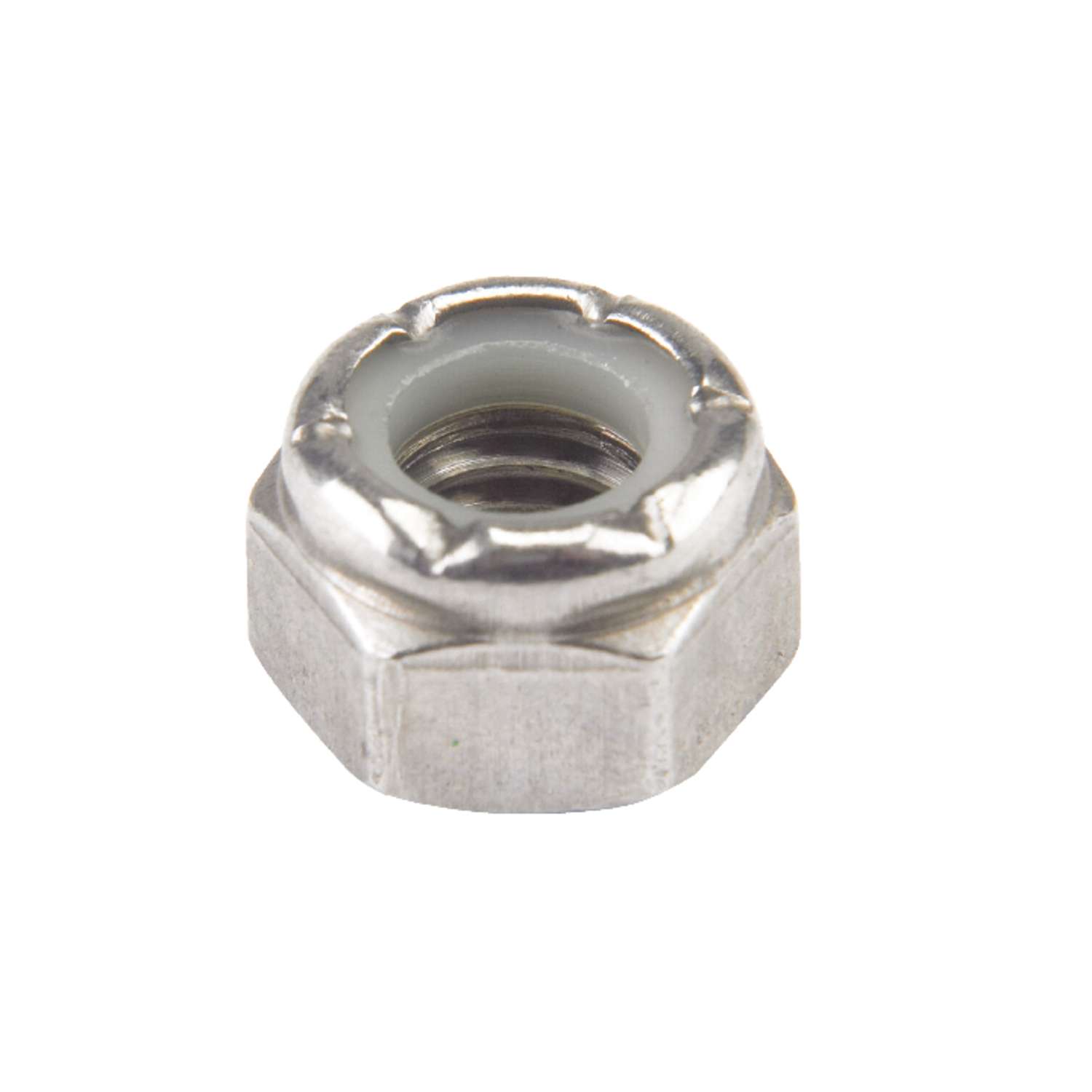 Hillman 5/16 in. Stainless Steel SAE Nylon Lock Nut 50 pk - Ace Hardware