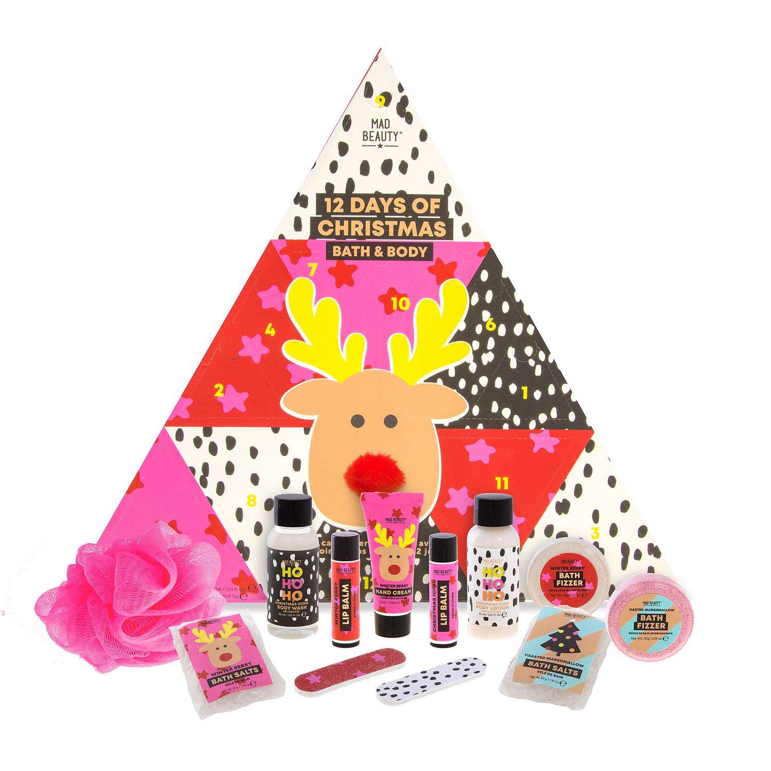 Mad Beauty Pom Pom Reindeer Advent Calendar 12 pc - Ace Hardware