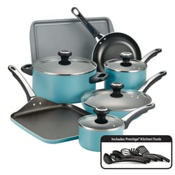 Farberware High Performance Aluminum Cookware Set Blue