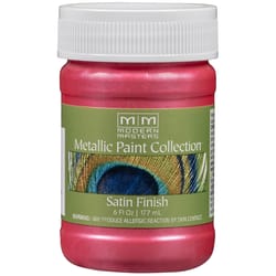 Modern Masters Satin Pink Topaz Water-Based Metallic Paint Exterior and Interior 6 oz