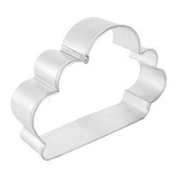 R&M International Corp 4 in. L Cloud Cookie Cutter Silver 1 pc