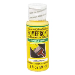 Homefront Gloss Real Yellow Hobby Paint 2 oz