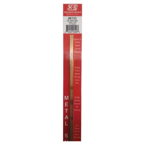 K&S 3/16 in. W X 12 in. L Square Brass Tube 1 pk - Ace Hardware