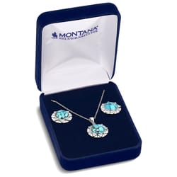 Montana Silversmiths Women's Inner Love Circle Silver/Turquoise Jewelry Sets