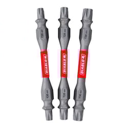 Diablo Torx 2-1/2 in. L Double-Ended Screwdriver Bit Set Black Oxide 3 pc