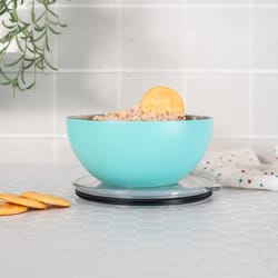 Served 20 oz Turquoise Stainless Steel Vacuum-Insulated Bowl 6 in. D 1 pk