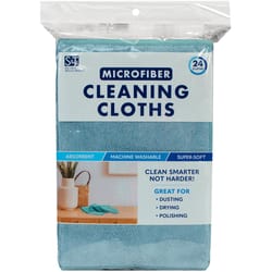 Schroeder & Tremayne Microfiber Cleaning Cloth 12 in. W X 16 in. L 24 pk