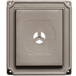 Builders Edge 8 in. H X 1-1/2 in. L Prefinished Clay Vinyl Mounting Block