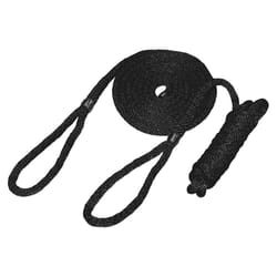 T-H Marine Boating Essentials Black Polypropylene Dock Lines