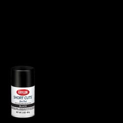 Krylon Short Cuts Gloss Black Spray Paint 3 oz