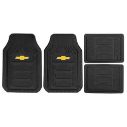 Plasticolor Black Chevrolet Floor Mat For Universal 4 pk