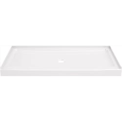 Delta Classic 500 4-7/8 in. H X 32 in. W X 60 in. L White Shower Base