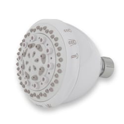 Whedon Rainbo Massage White 7 settings Showerhead 2.5 gpm