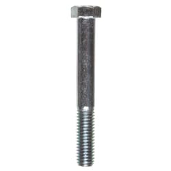 HILLMAN 7/16 in. D X 3-1/2 in. L Zinc Plated Steel Hex Bolt 50 pk