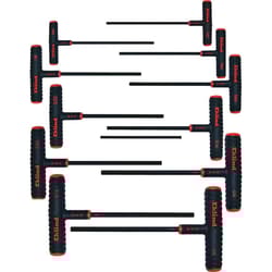 Eklind POWER-T Assorted SAE T-Handle Ball End Hex Key Set 11 pc