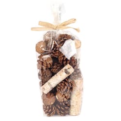 Second Nature Natural Birch and Pinecone Centerpiece