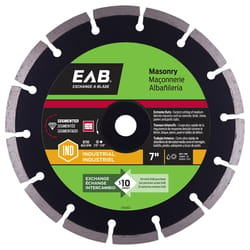 Exchange-A-Blade 7 in. D X 5/8 and 7/8 in. Diamond Segmented Rim Diamond Saw Blade 1 pc