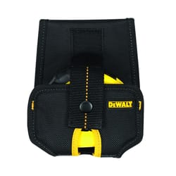 DeWalt 1 pocket Polyester Fabric Tape Rule Holder 6 in. L X 8.25 in. H Black/Yellow