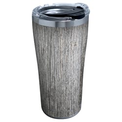 Tervis 20 oz Gray BPA Free Wood Grain Tumbler with Lid