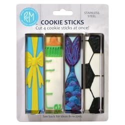 R&M International Corp 4.5 in. L Cookie Cutter Stick Silver 4 pc