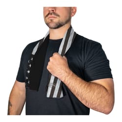 John Boy Heat Guard Grey, Black, White, Light Grey Cooling Towel 1 pk