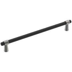 Amerock Mergence Contemporary Rectangle Cabinet Pull 8-13/16 in. Matte Black 1 pk