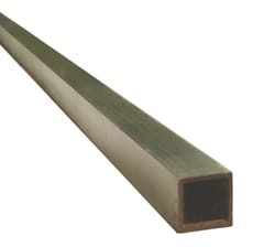 Boltmaster 1 in. D X 3 ft. L Square Aluminum Tube Boltmaster 1 in. D X 3 ft. L Square Aluminum Tube