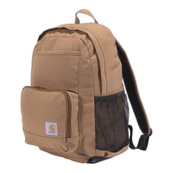 Carhartt Brown Single-Compartment Backpack 18 in. H X 13 in. W