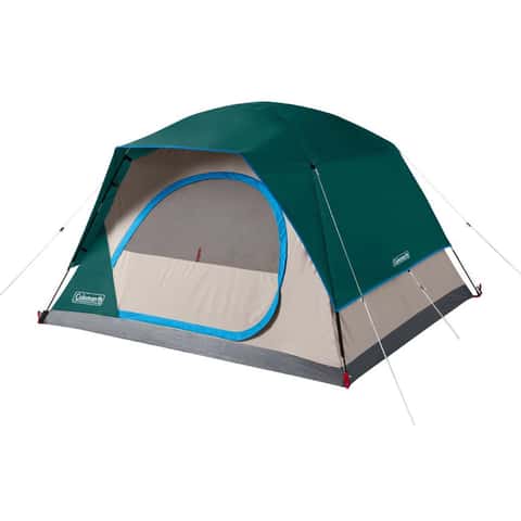 Coleman Skydome Green Tent 56 in. H X 84 in. W X 96 in. L 1