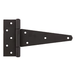 Ace 8 in. L Black Heavy Duty T Hinge 1 pk