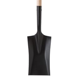 Home Plus 40.5 in. Steel Square Garden Spade Wood Handle