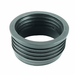 Fernco Schedule 40 4 in. Compression each X 4 in. D Compression PVC Donut Fitting 1 pk
