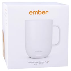 Ember 14 oz White BPA Free Temperature Control Mug