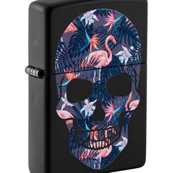 Zippo Black Flamingo Skull Lighter 1 pk