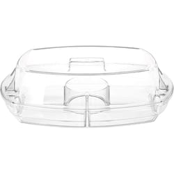 Prodyne Clear Acrylic Appetizer Serving Tray Set 1 pk