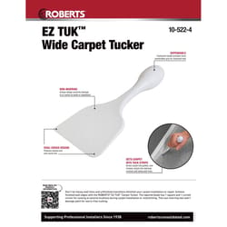 Roberts EZ Tuk 3.5 in. W X 8 in. L Plastic Carpet Tucker 1 pc