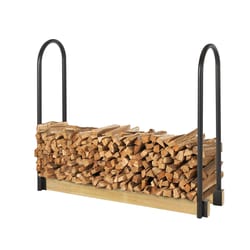 HY-C Shelter Black Powder Coated Steel Log Rack Kit