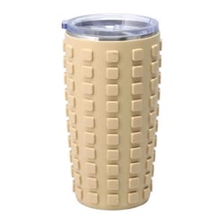 Pavilion Man Out 20 oz Tan BPA Free Hiking Travel Mug