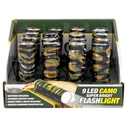 Blazing LEDz Camouflage LED Flashlight AAA Battery