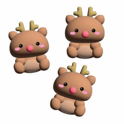 Sticky Bubble Blobbies Baby Reindeer Squish Toy