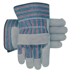 MidWest Quality Gloves L Suede Leather/Cotton Multicolored Gloves