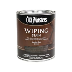 Old Masters Semi-Transparent Spanish Oak Oil-Based Wiping Stain 1 qt