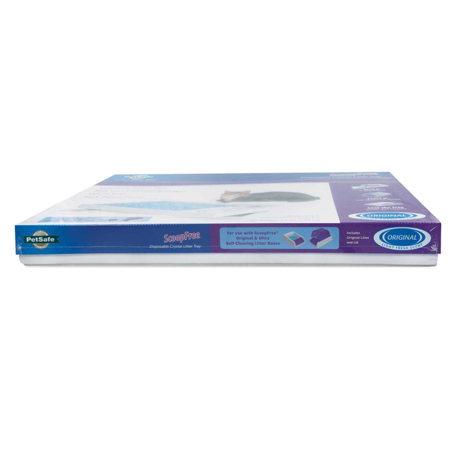 Scoopfree disposable litter outlet tray